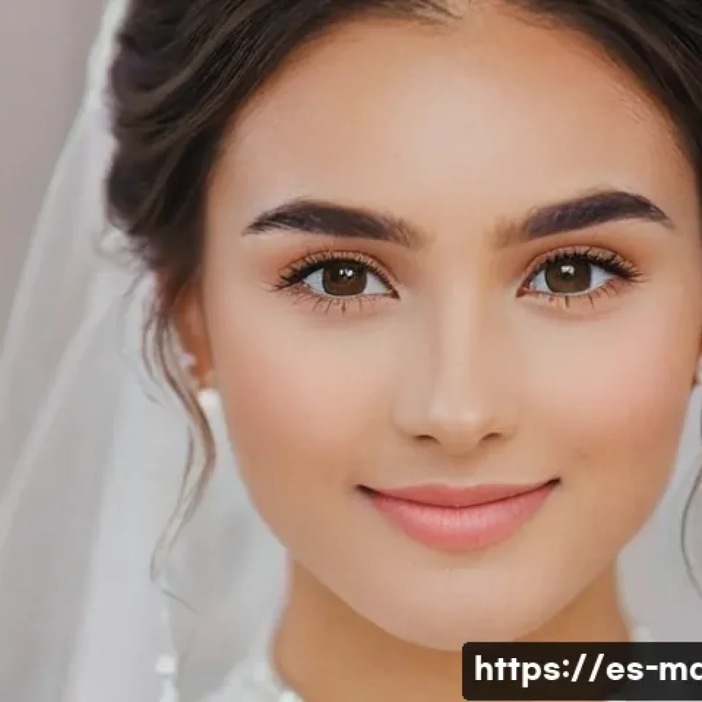 웨딩 메이크업 전문가 업무 사례 - **Prompt for "The Radiant Bride with Flawless Skin":**
"A stunning close-up portrait of a radian...